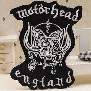 Motorhead Band Patch IRON ON Patch Music Band Fan Clothing Embroidery Applique D